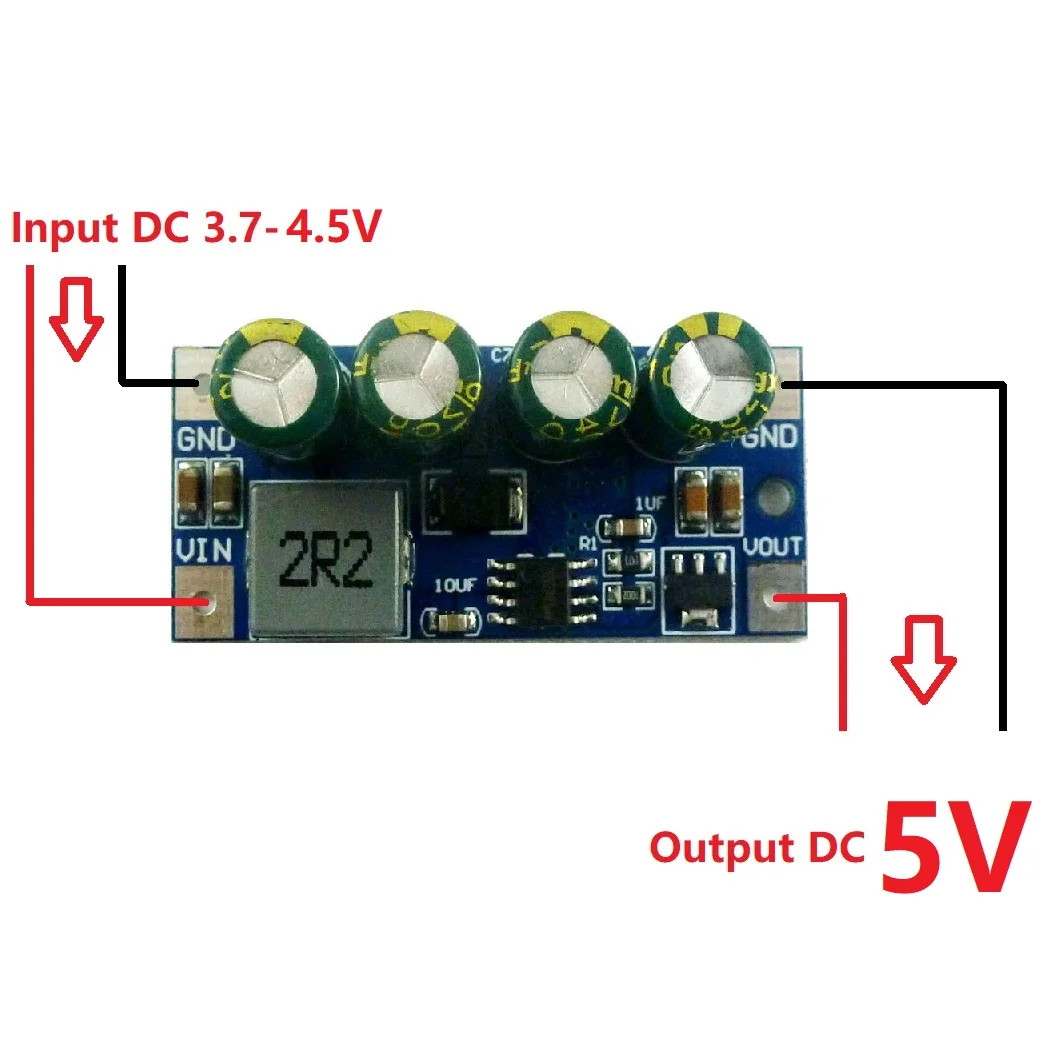 DD0424TA 5V 60W DC 3.7V-18V to 5V 6V 9V 12V 15V 19.5V Step-Up Boost DC DC Converter Molude for lead acid Car cigarette lighter PLC LED